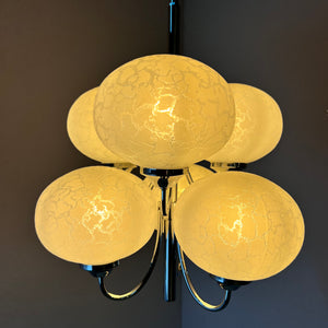 Kronleuchter mit 6 Kugeln von Richard Essig für Hustadt