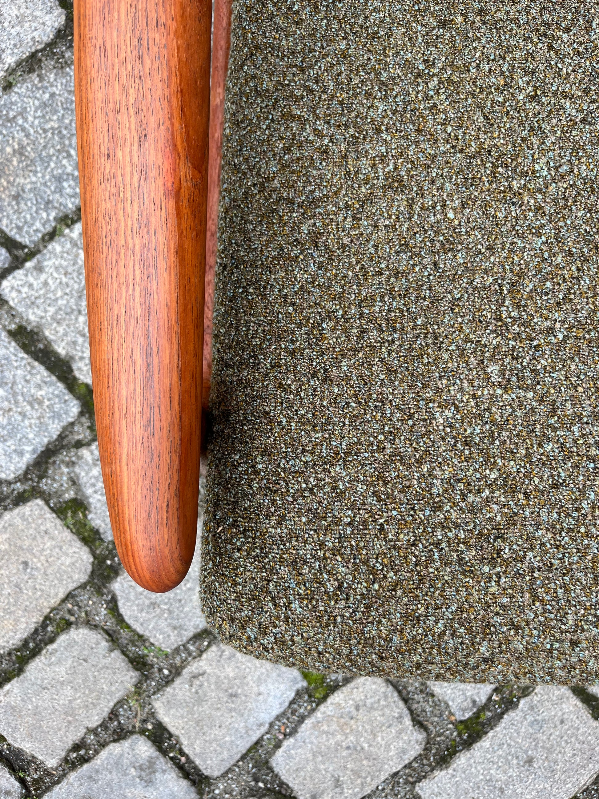 Sessel oliv Teak aus Dänemark