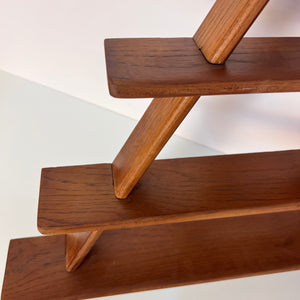 Dreieck Wandregal Teak aus Dänemark