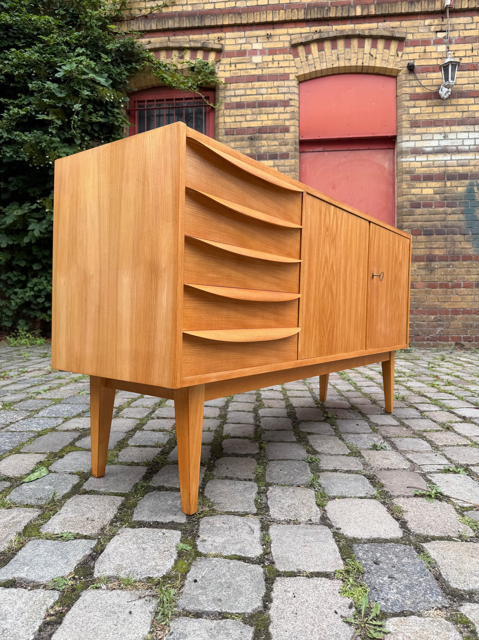 Sideboard Typ 602/K Esche von Franz Ehrlich für Hellerau