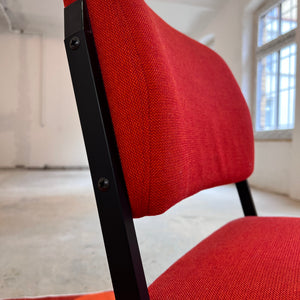 Polsterstuhl orange/rot von Sedus