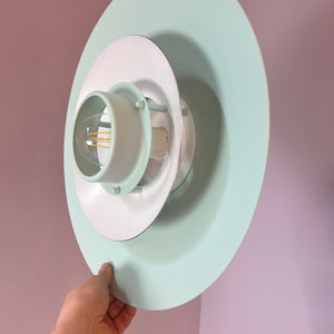 Lamellenlampe neu lackiert mint