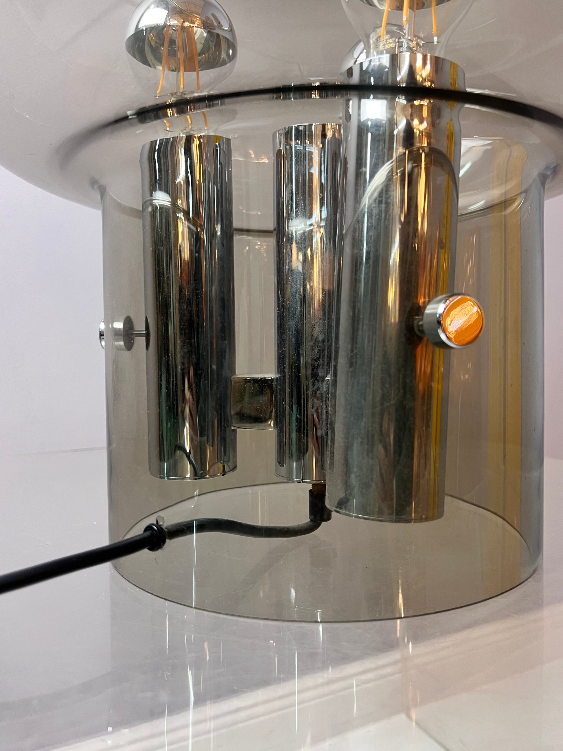 Große Tischlampe von Leclair & Schäfer