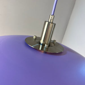 Lamellenlampe neu lackiert flieder peach pink aus Dänemark