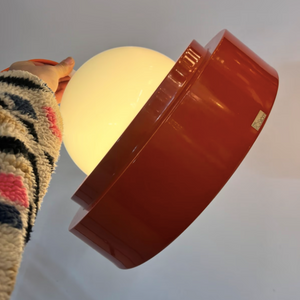 Hängelampe orange weiß von P.O.Ström