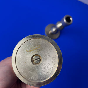 Kerzenständer vergoldet von Hugo Asmussen für Asmussen Design