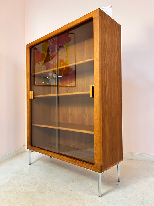 Vitrinenschrank Teak von Silkeborg Møbelfabrik