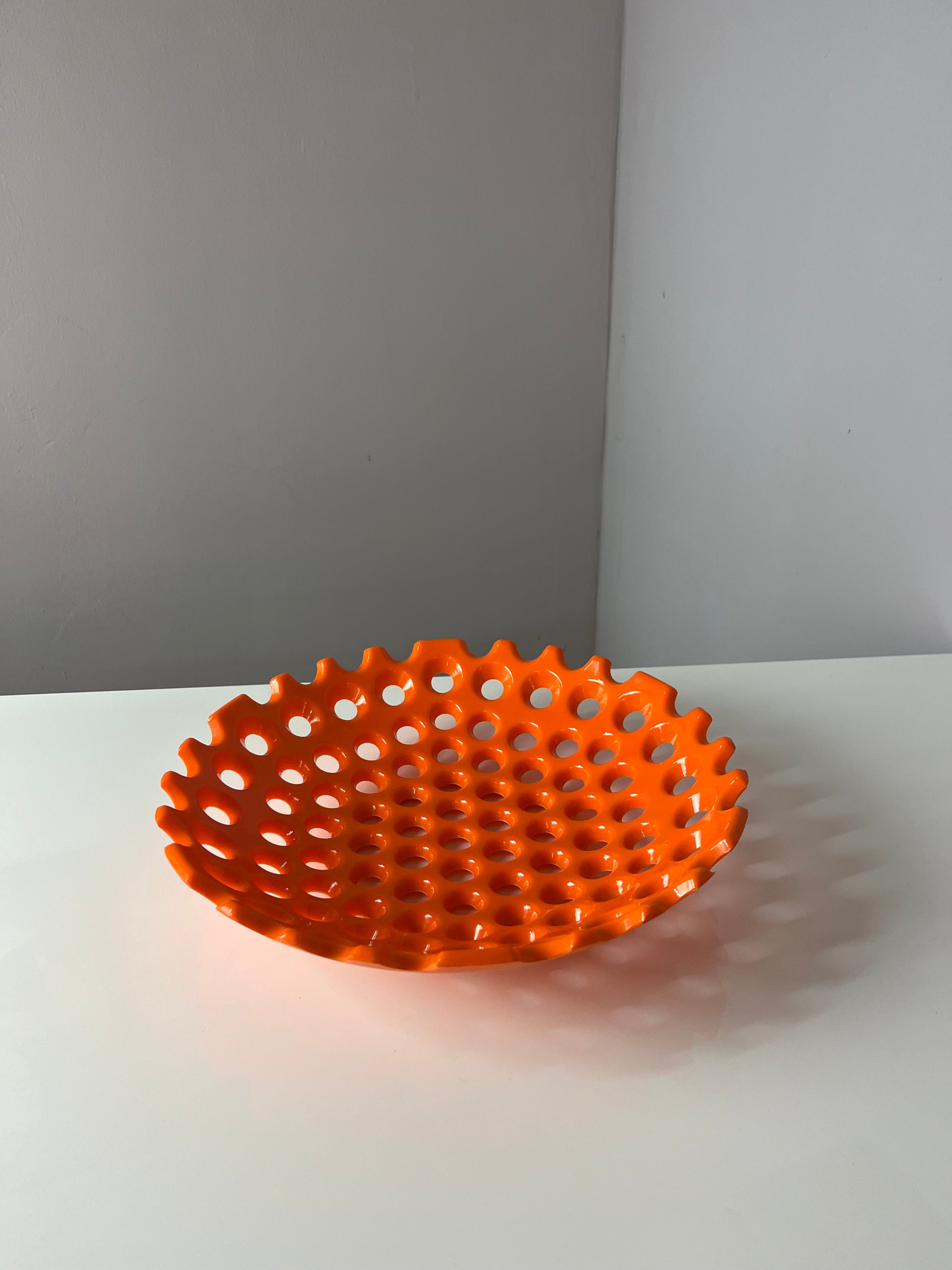 Schale orange Kunststoff