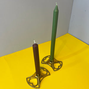 Kerzenständer Messing mit Herzen