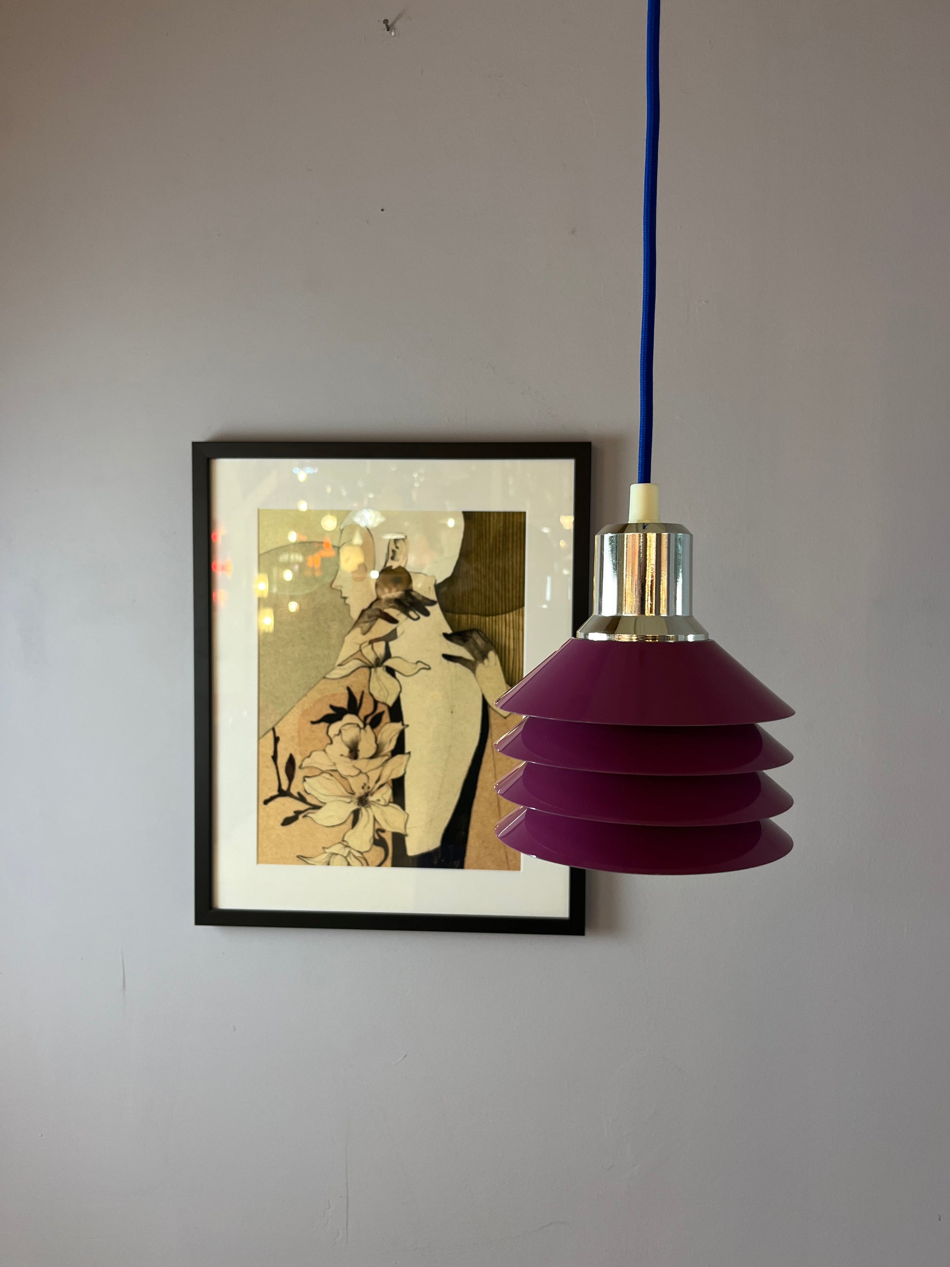 Lamellenlampe Himbeer von Design Light