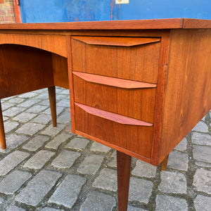 Freistehender Schreibtisch Teak aus Dänemark