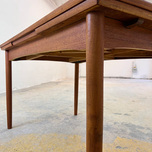 Ausziehbarer Esstisch Teak aus Dänemark