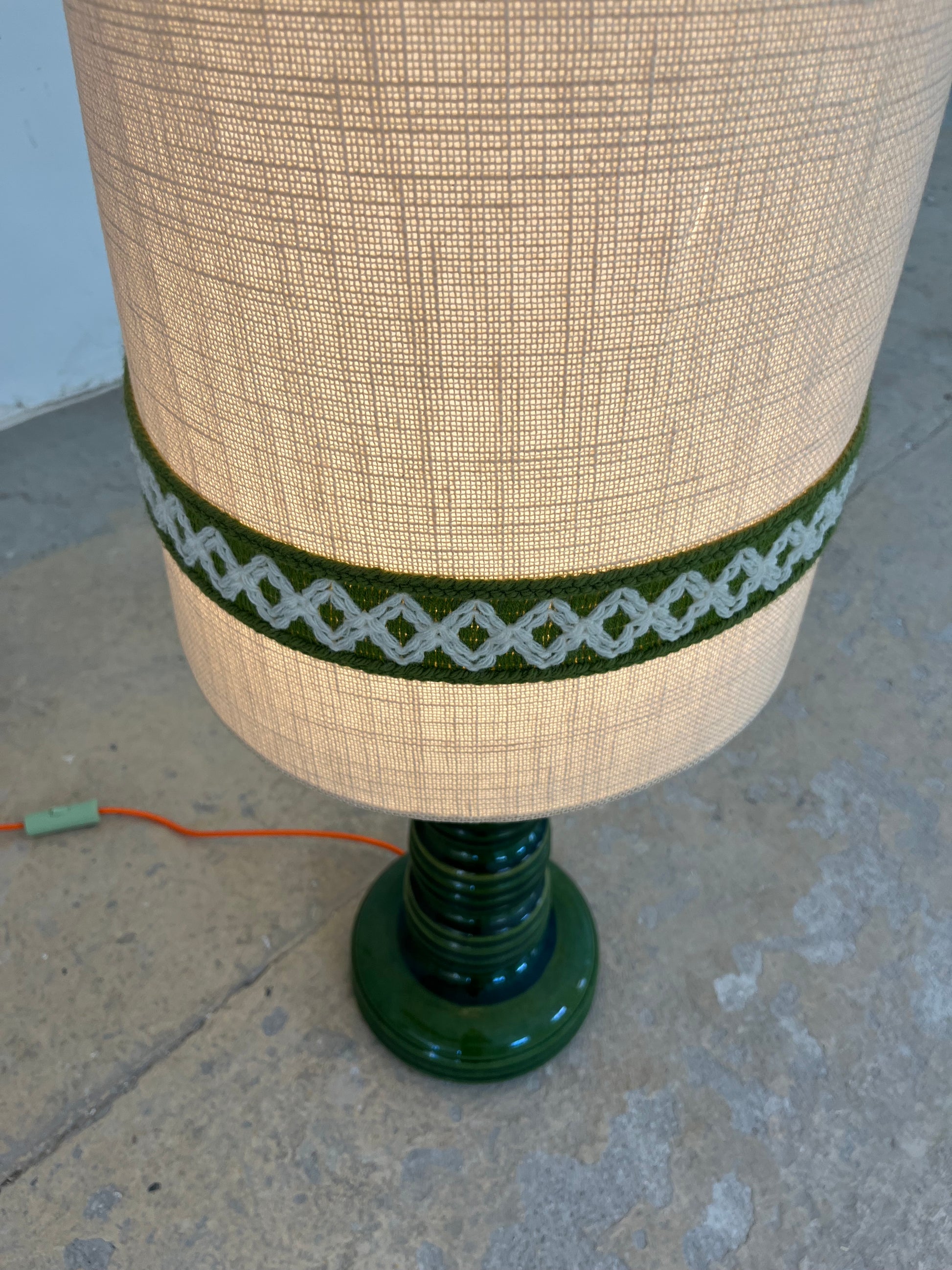 Stehlampe No 476 50 grün Keramik von Aro Leuchten
