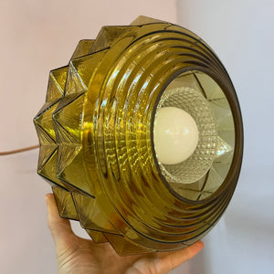 Hängelampe gold Glas von Vitrika