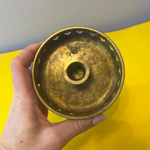 Kerzenständer Messing mit Herzen