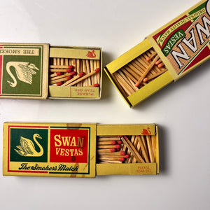 Set: Vintage Streichhölzer Swan Vestas British