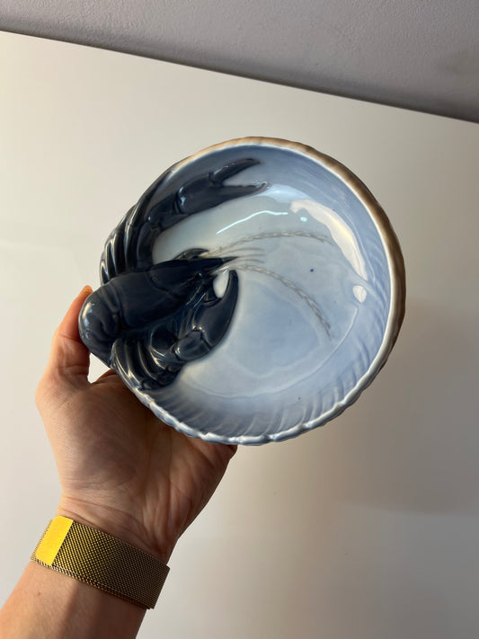 Schale Hummer Typ 3277 ∅ 16,5 cm von Erik Nielsen für Royal Copenhagen