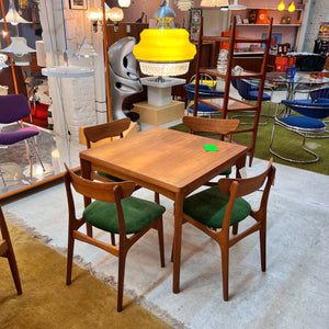 Ausziehbarer quadratischer Esstisch Teak von Vejle