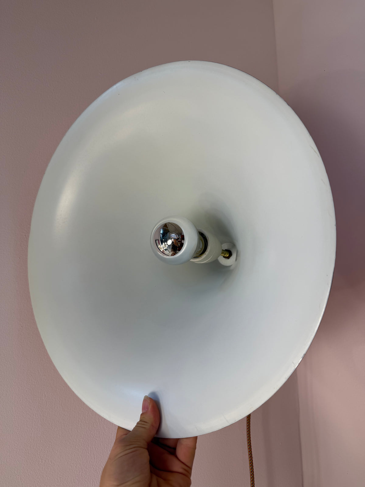 Trompetenlampe orange aus Dänemark