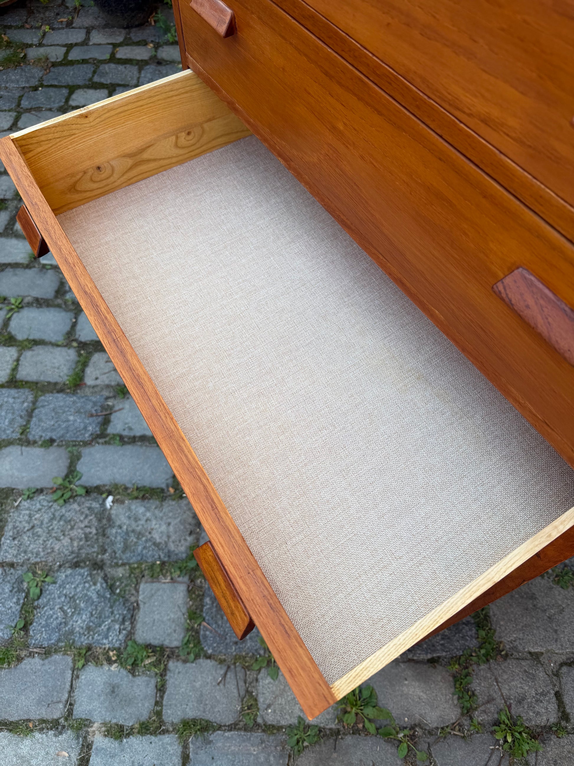 Tallboy Kommode Teak aus Dänemark