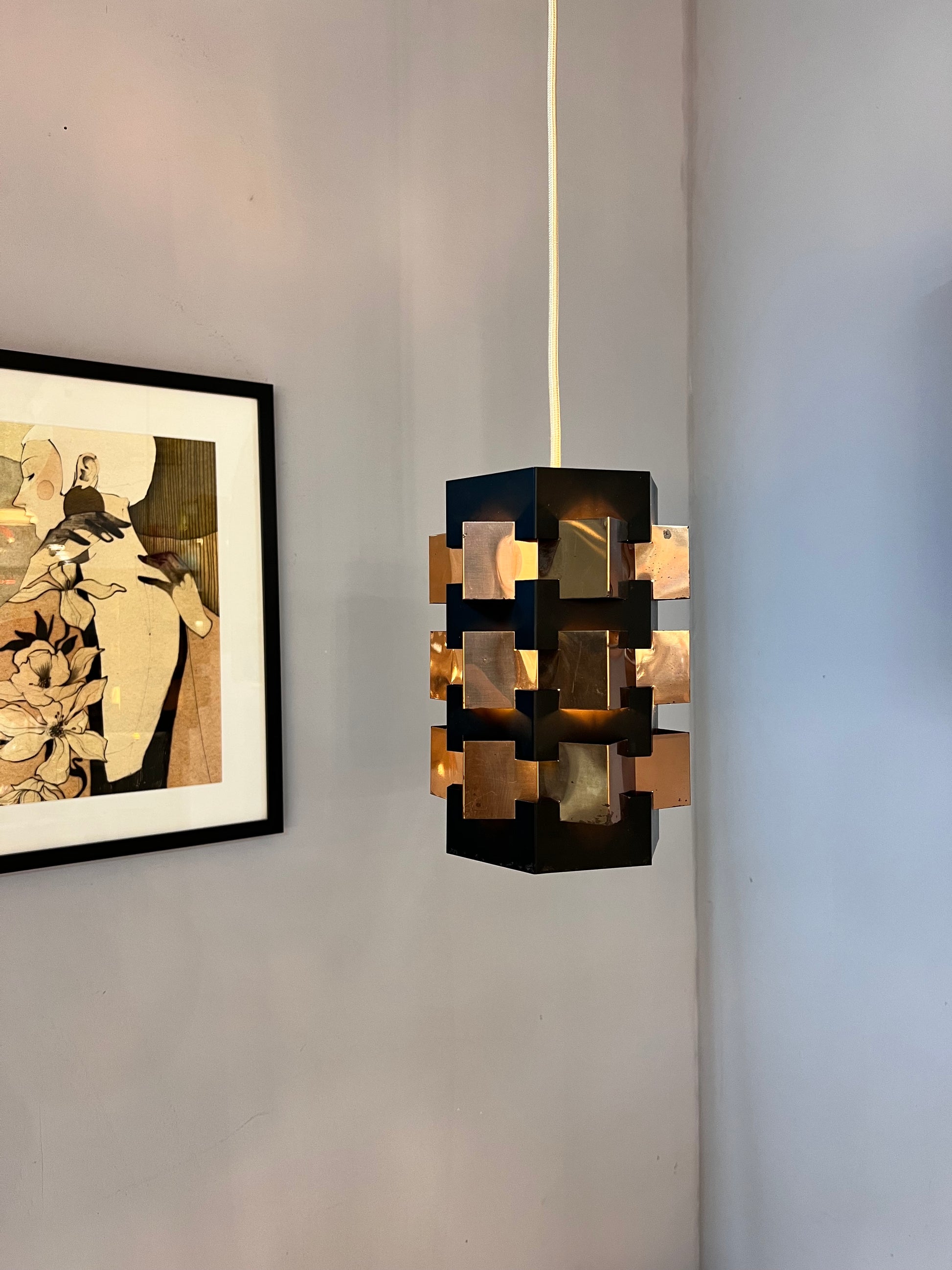 Hängelampe von Svend Aage Holm für Holm Sorensen & Co