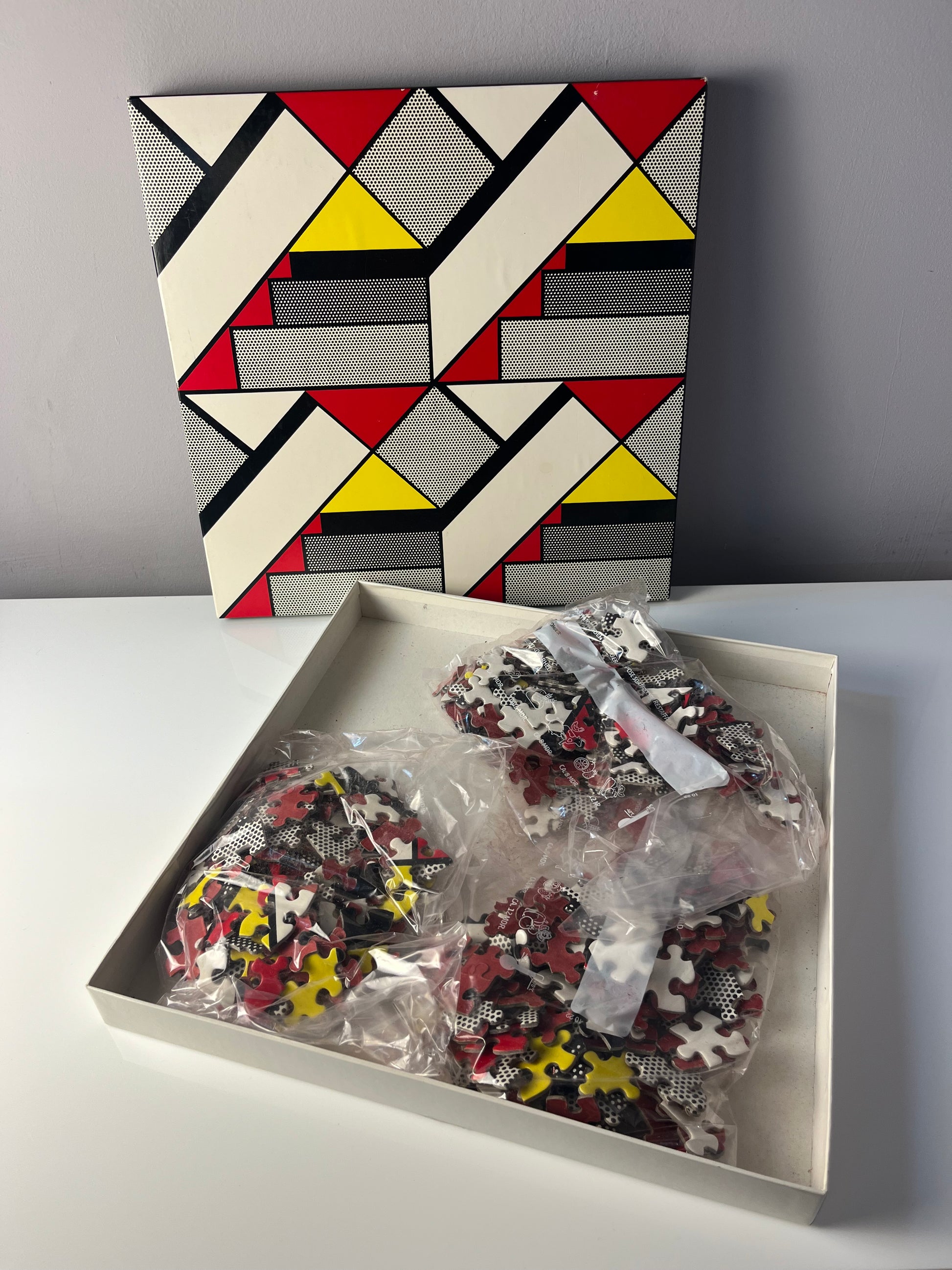 Puzzle "Modular Painting With Four Panels No. 5" von Roy Lichtenstein für Springbok Editions