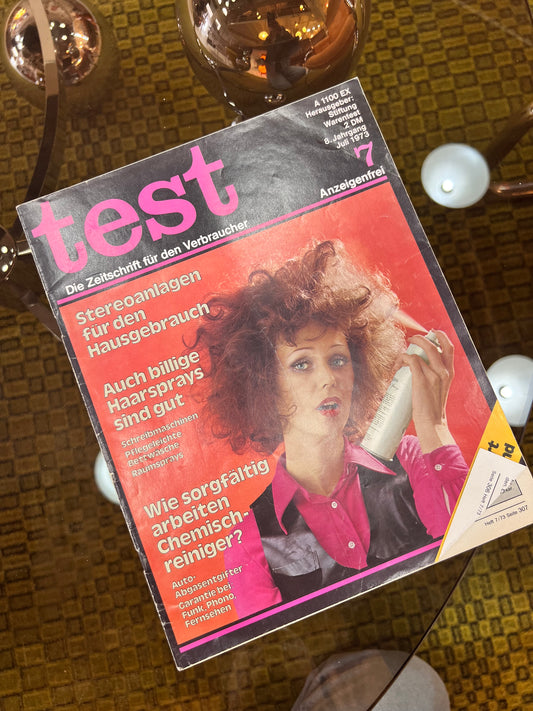 Stiftung Warentest Zeitschrift Juli 1973
