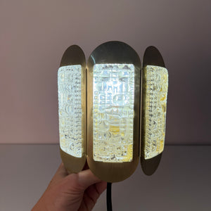 Wandlampe gold Glas von Vitrika
