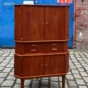 Eckschrank Teak von Aulum Møbelfabrik