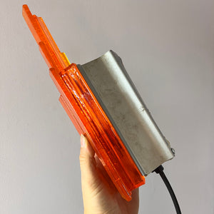 Wandlampe orange von Claus Bolby für Cebo