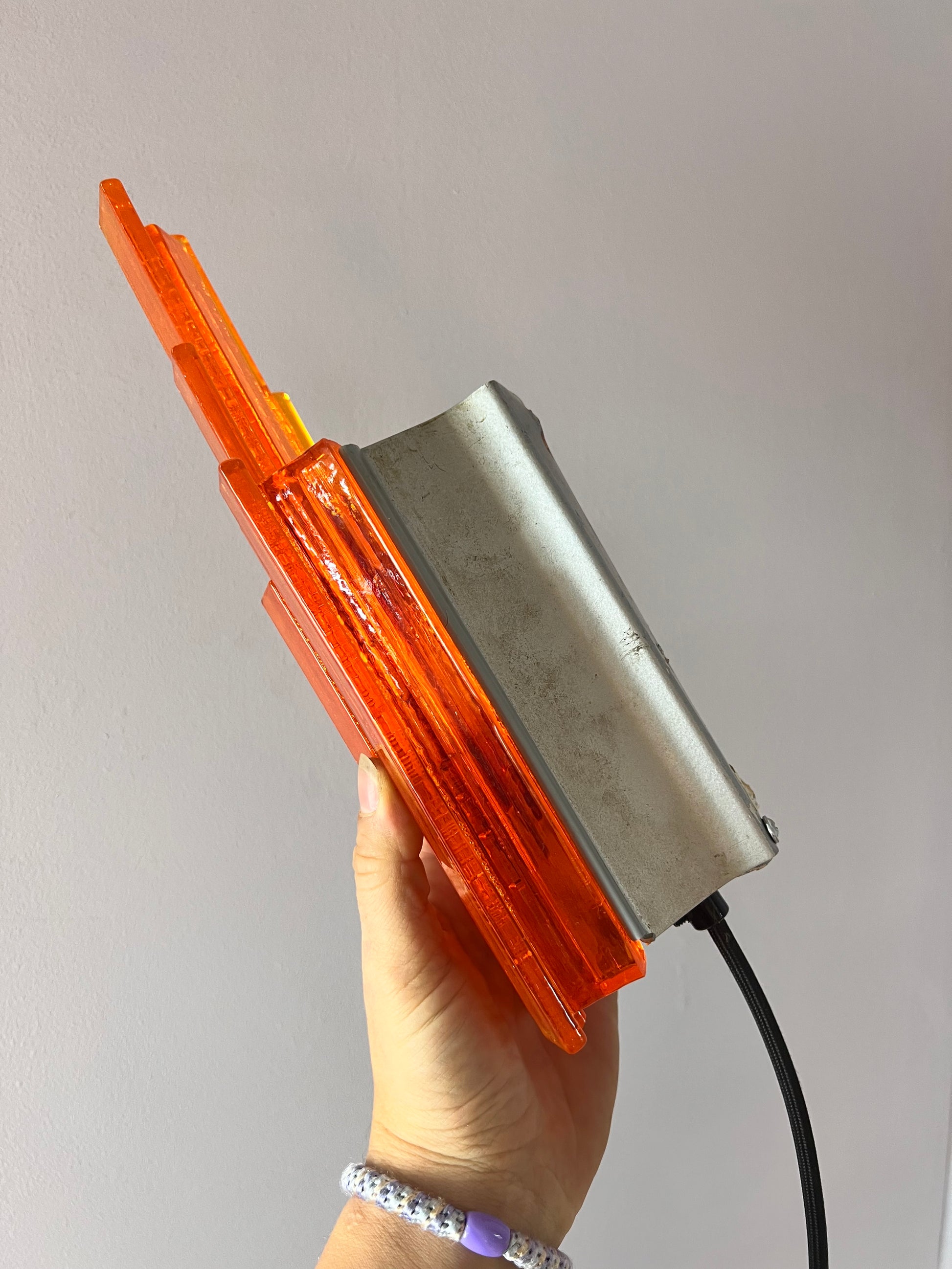 Wandlampe orange von Claus Bolby für Cebo