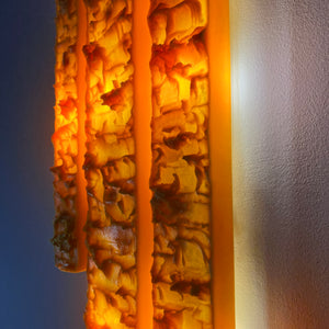 Wandlampe gelb von Uwe Mersch