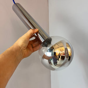 Hängelampe Big Globe Chrom 39 cm von Motoko Ishii für STAFF