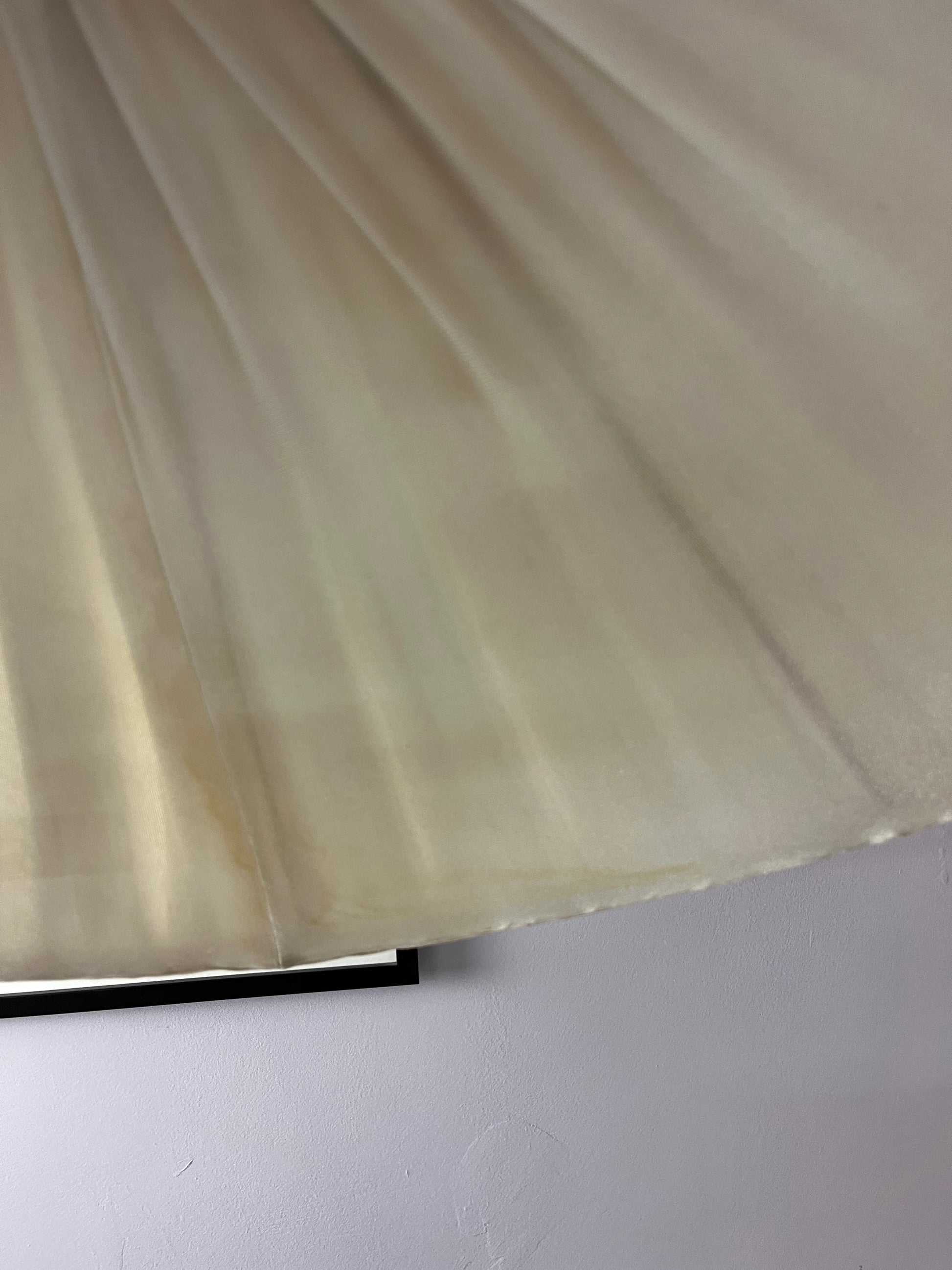 Hängelampe beige braun Teak von Temde