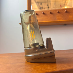 Wandlampe Modell 6080 Rauchglas von Sigvard Bernadotte für Ifö