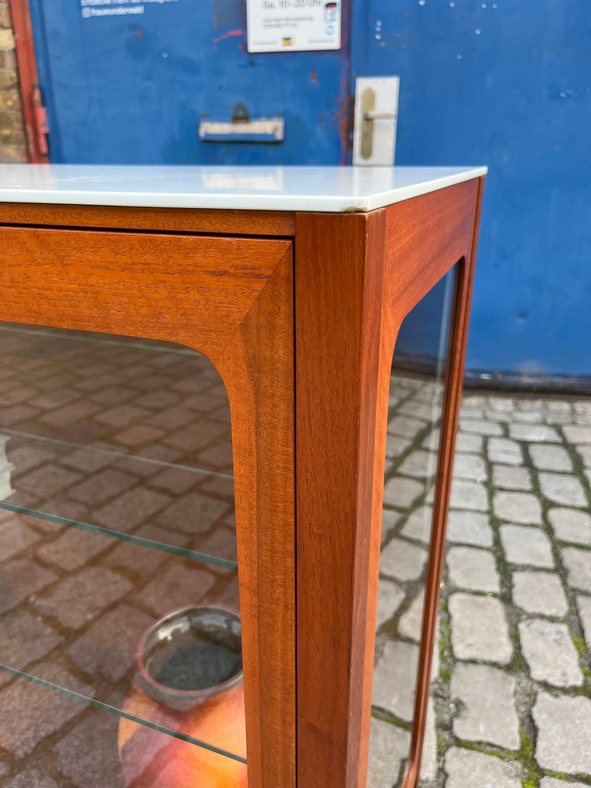 Vitrine Teak Glas von Hans Eichenberger für Röthlisberger