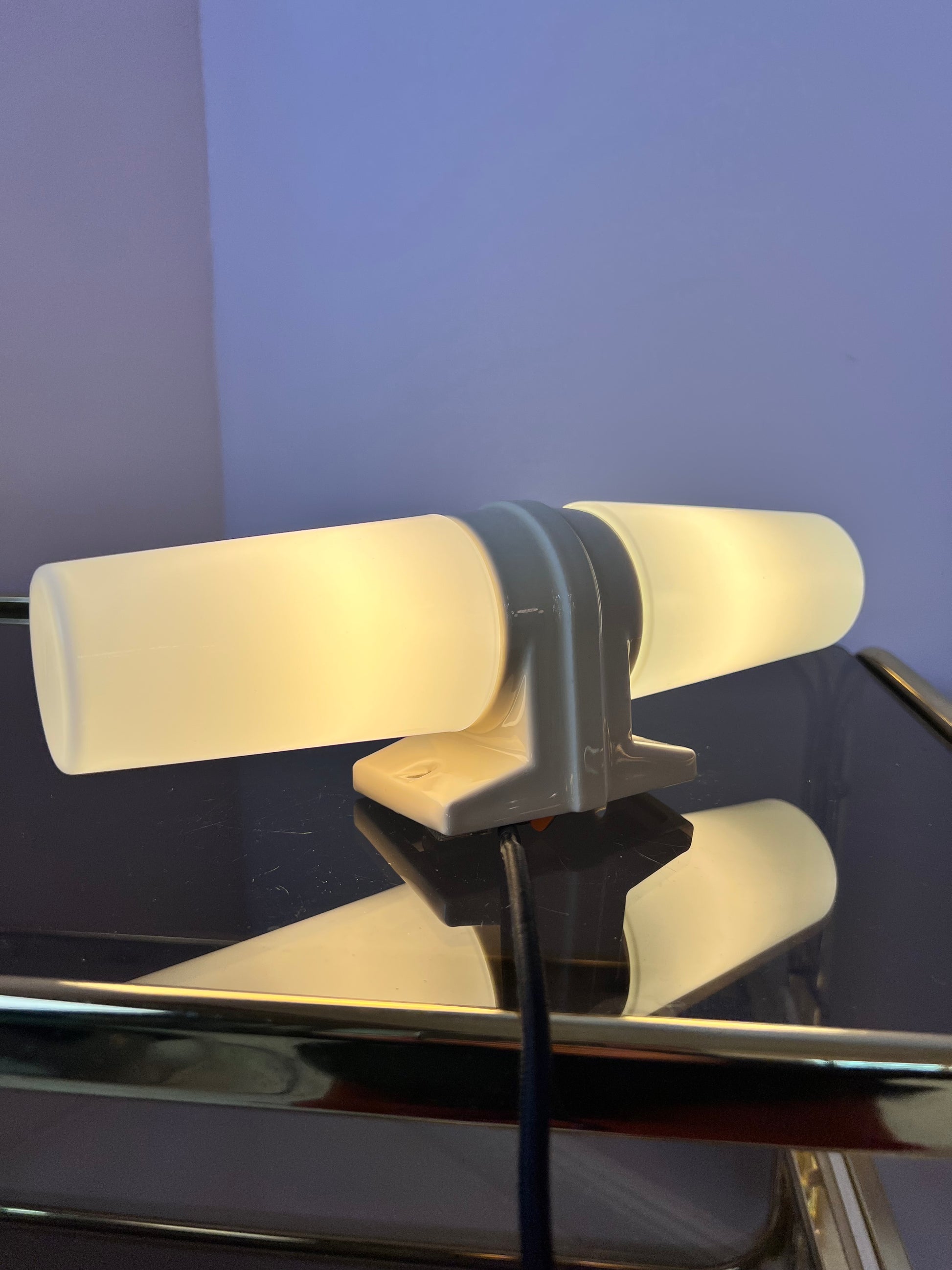 Wandlampe Modell 6060 cremeweiß von Sigvard Bernadotte für Ifö
