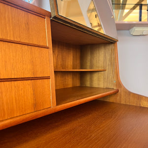 Sekretär mit Spiegel Teak aus Dänemark