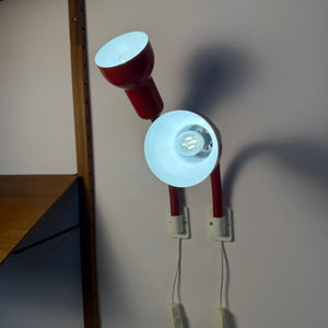 Wandlampe Type 504 rot von Horn