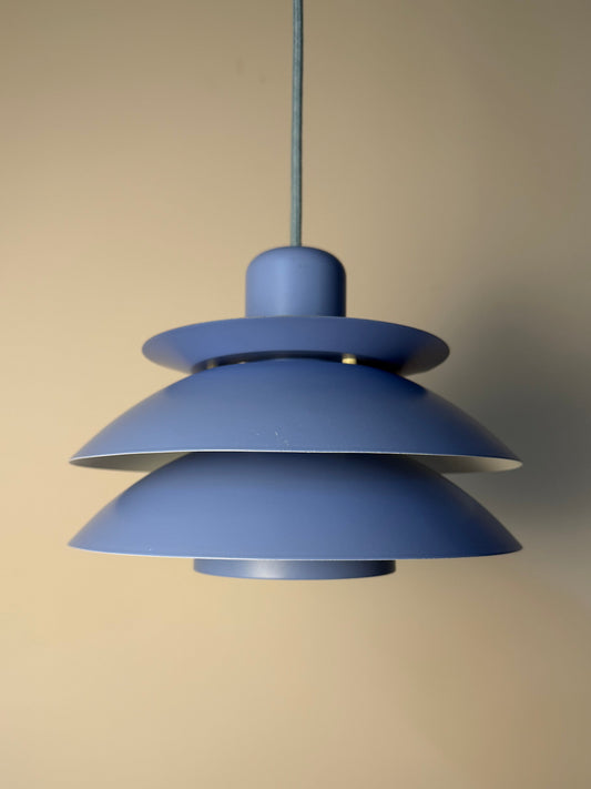 Lamellenlampe Typ 776 hellblau von Horn