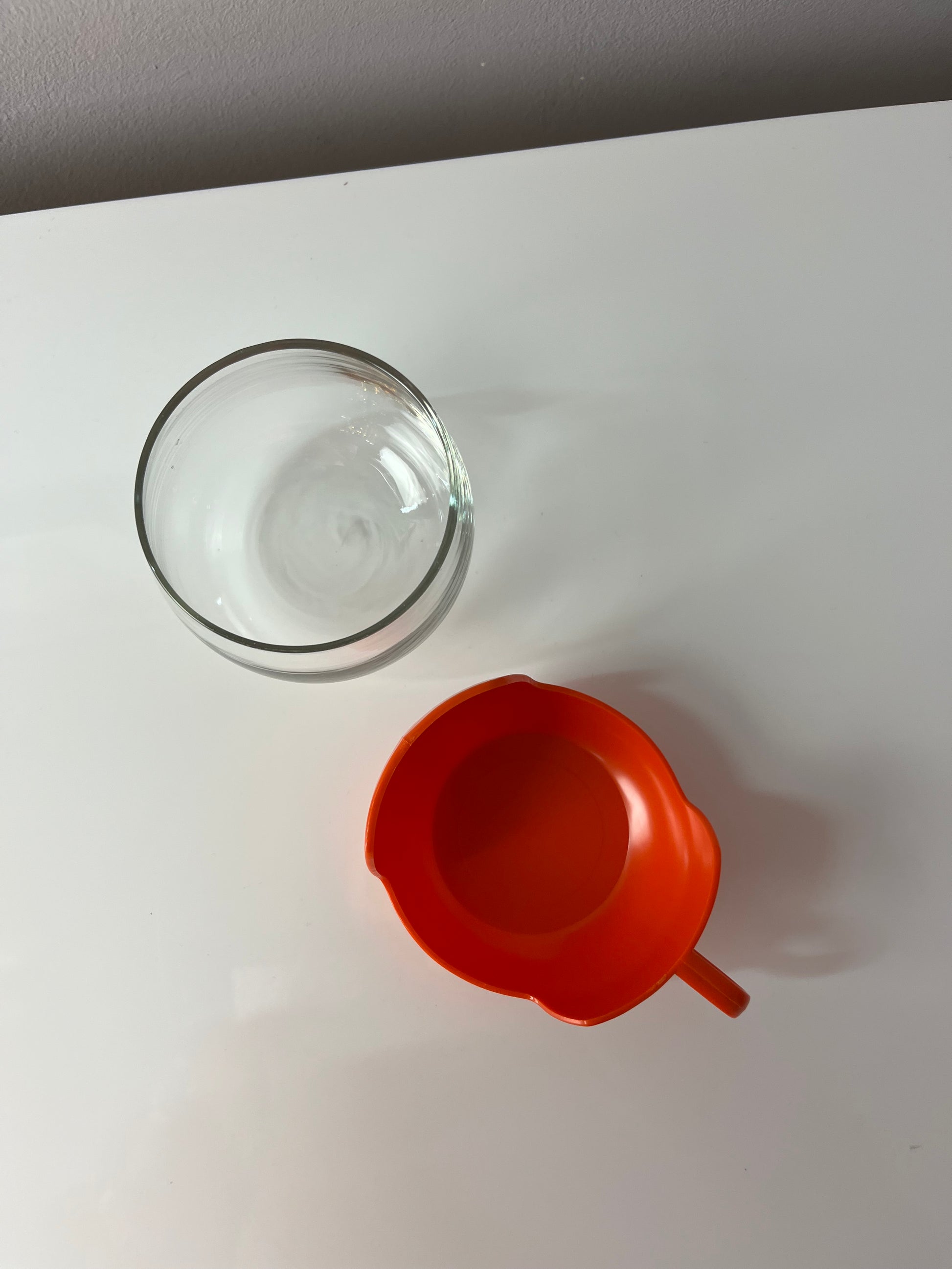 Set: 4x Glasbecher orange