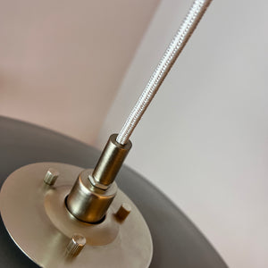 Lamellenlampe neu lackiert pink grau