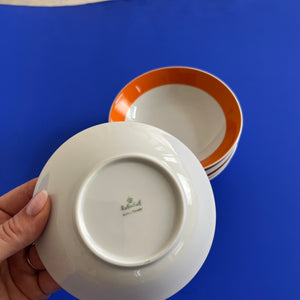 Porzellanservice orange braun von Eschenbach Bavaria