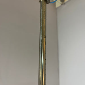 Kronleuchter Teak Metall Bubbleglas