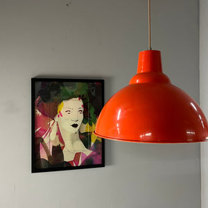 Hängelampe orange/rot aus Dänemark
