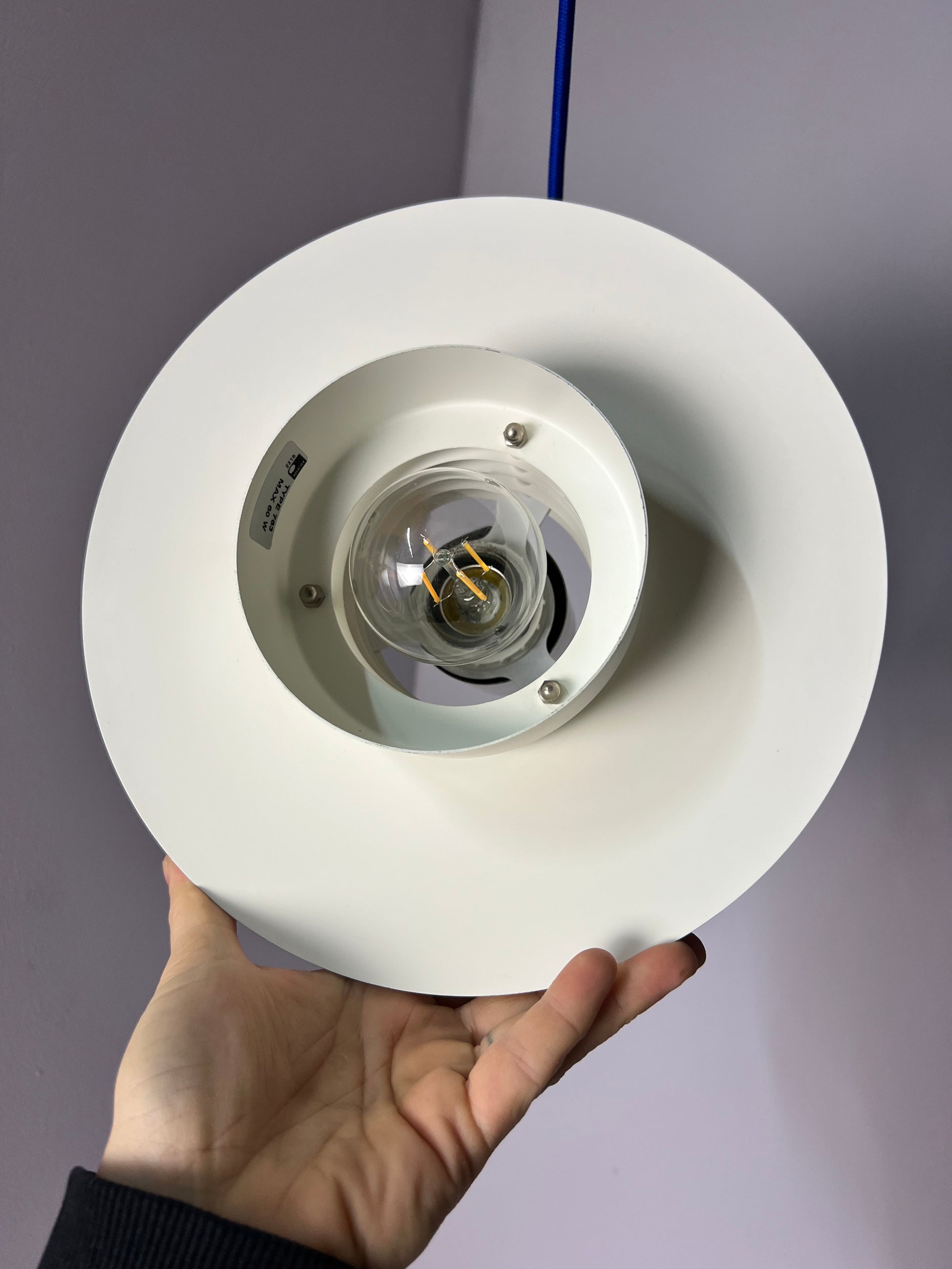 Lamellenlampe Typ 763 weiß von Horn