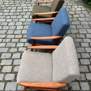 Sessel oliv Teak aus Dänemark