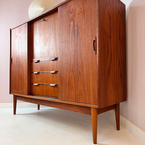 Highboard Teak von Tibergaard aus Dänemark