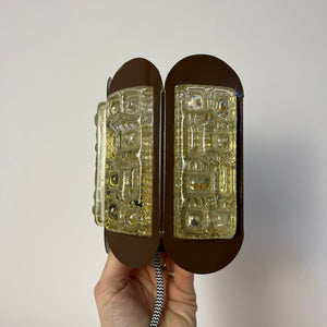 Wandlampe braun Glas von Vitrika