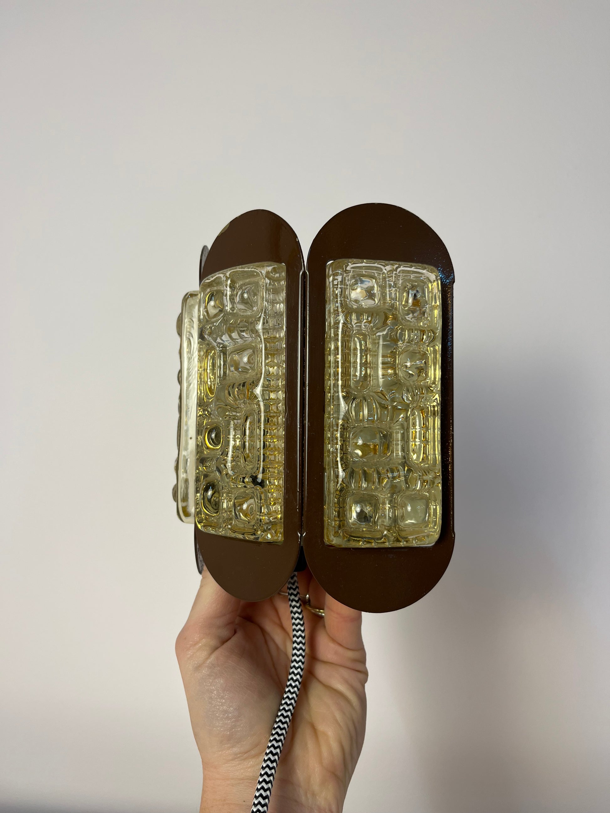 Wandlampe braun Glas von Vitrika